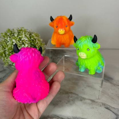 Squishy Toy - Highland Cow Ombre