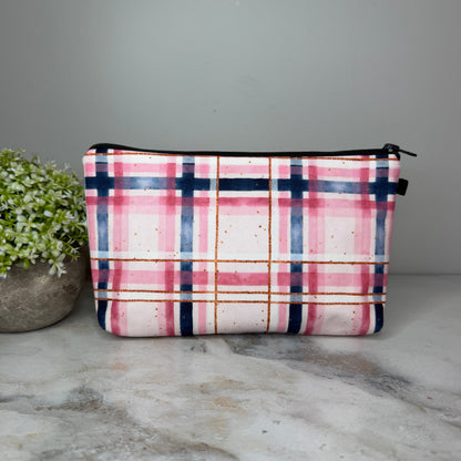 Pouch - Pink Plaid