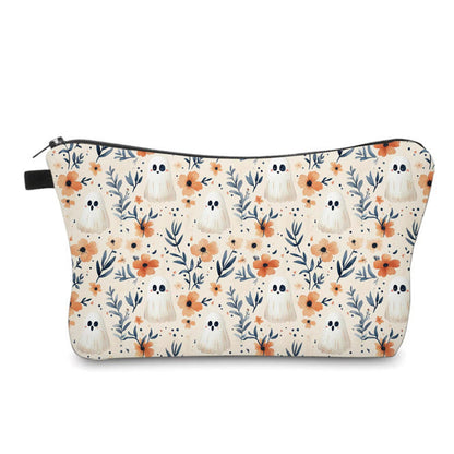 Pouch - Halloween Floral Ghost
