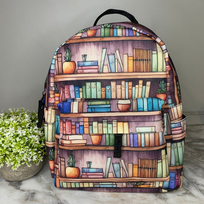 Mini Backpack - Book Shelves