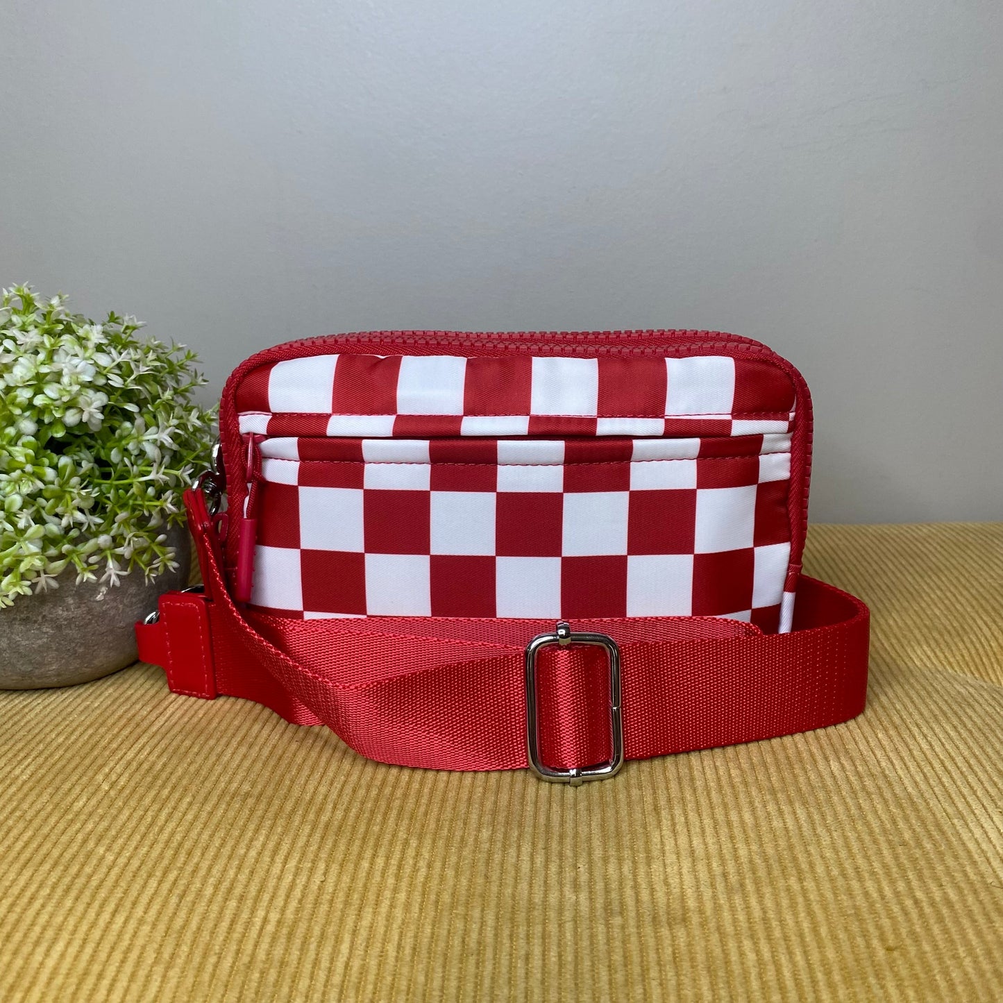 Remi - Nylon Crossbody Checkered - PREORDER