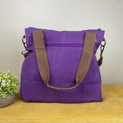 Caitlin - Canvas Satchel