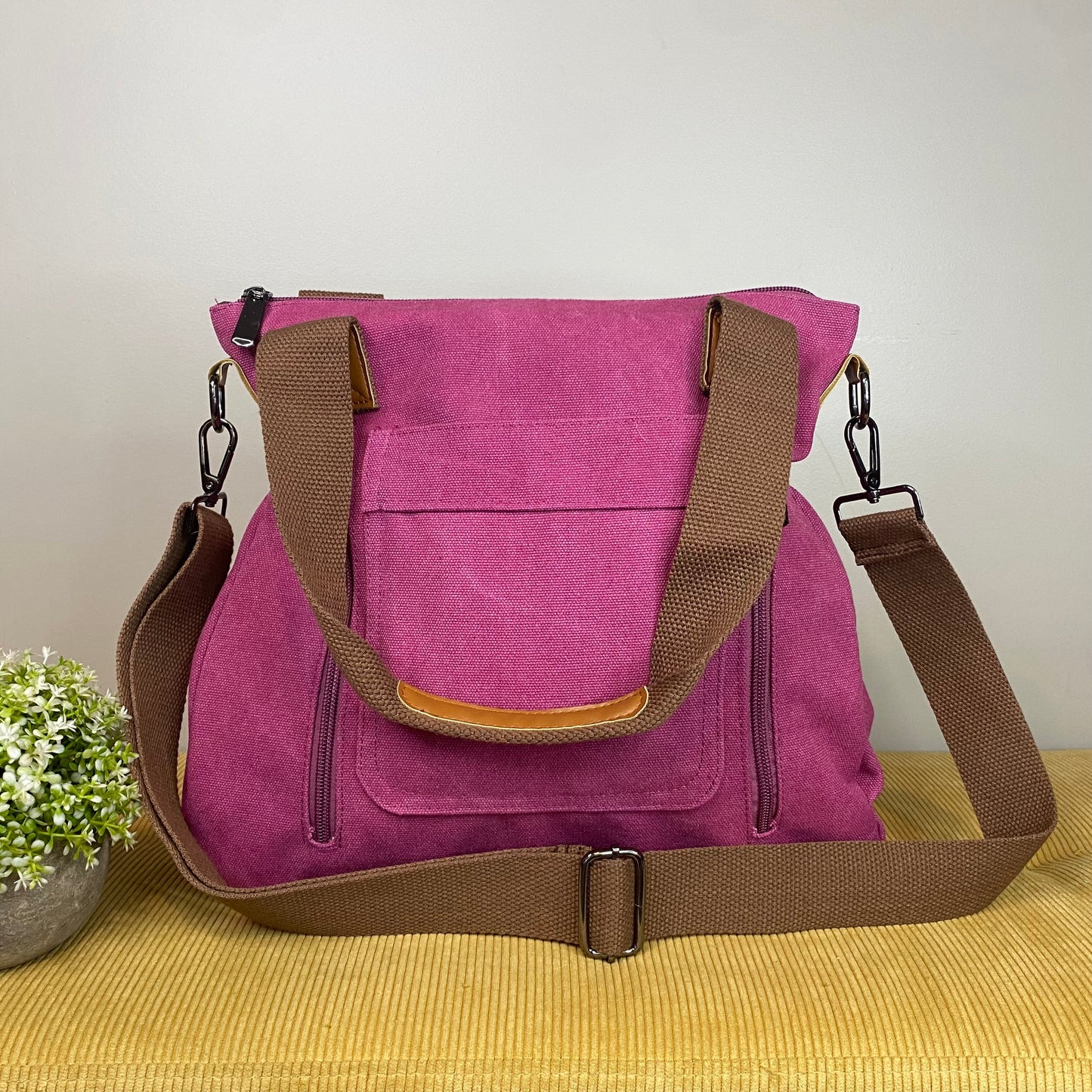 Caitlin - Canvas Satchel