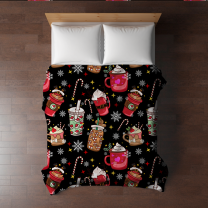 Blanket Christmas #9 - Coffee & Candy Canes - PREORDER