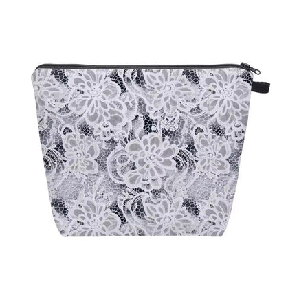 Pouch XL - Lace Black Grey