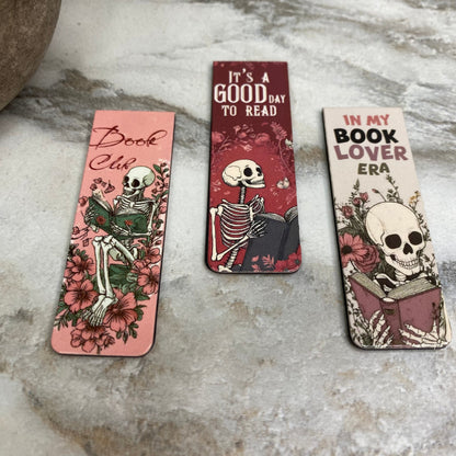 Bookmark - Skeleton Book Magnetic Mix