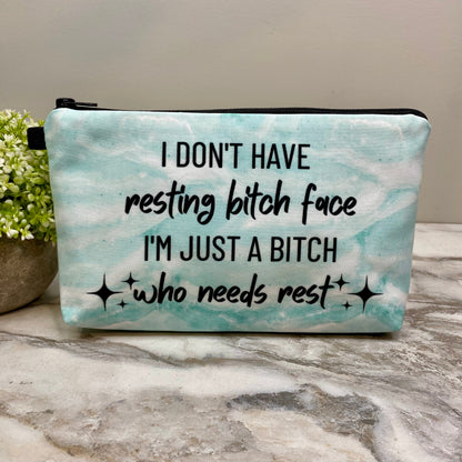 Pouch - Humor Adult, Bitch Rest