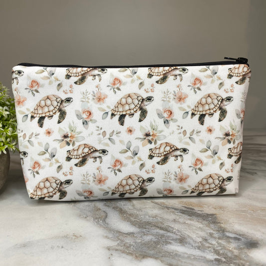 Pouch - Turtle Floral