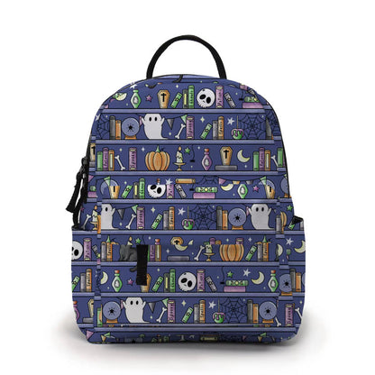 Mini Backpack - Halloween Fall - Potion Spell Book Shelf
