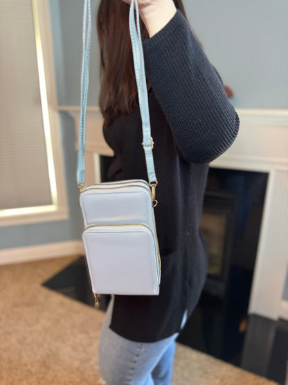 Ivy Crossbody Wallet + Purse - Medium Pink