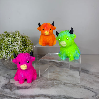 Squishy Toy - Highland Cow Ombre