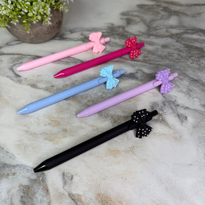 Pen - Bow Polkadot Mix