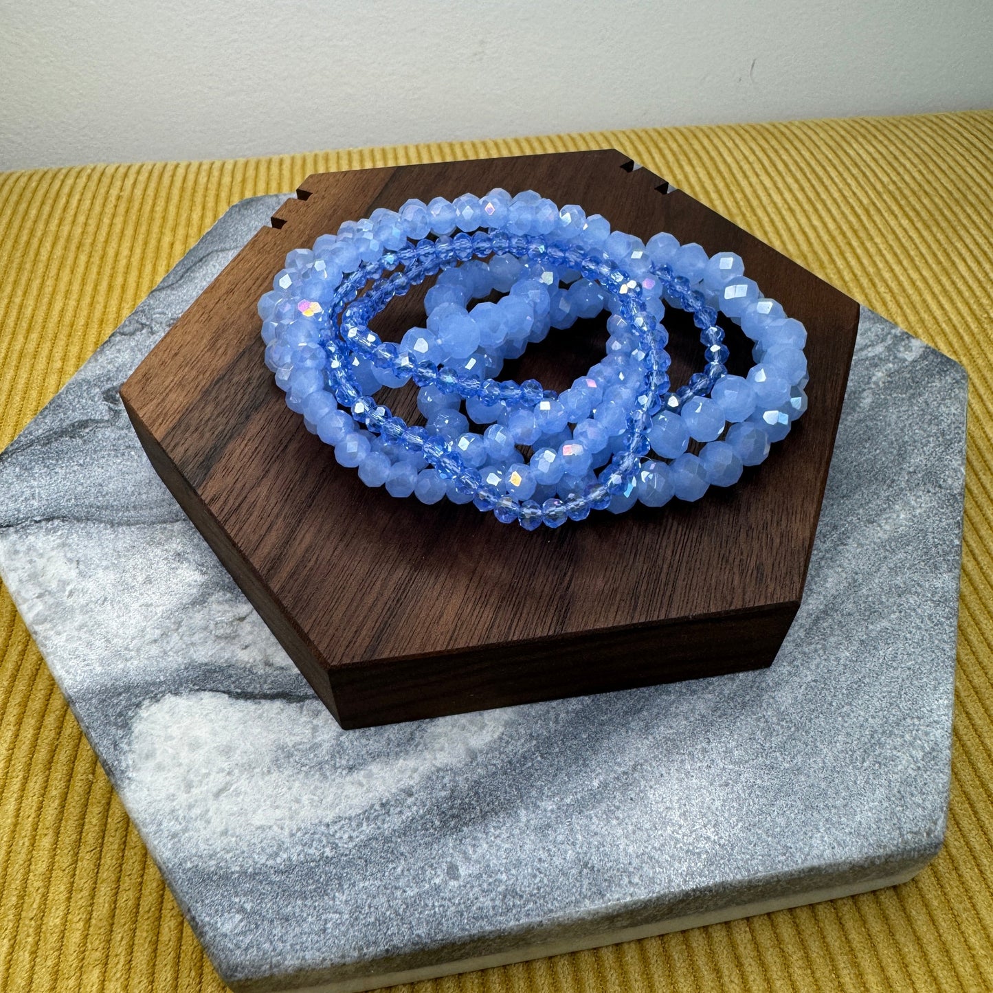 Bracelet Pack - Ice Blue Bead