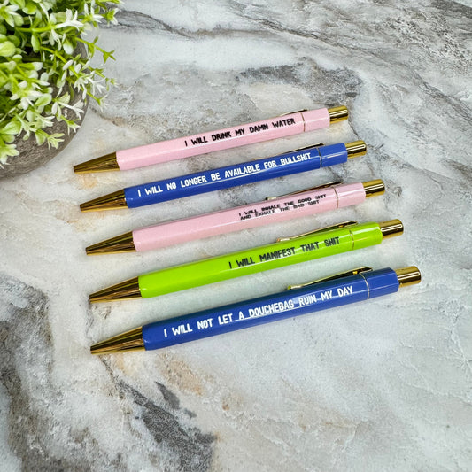 Pen - Adult, Reminders Set