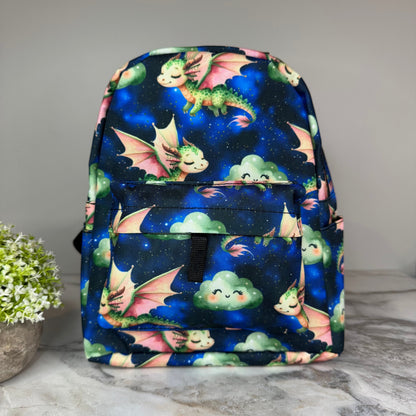 Mini Backpack, Pouch, & Mini Pouch Bundled Set - Dragon Cloud