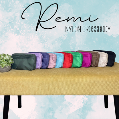 Remi - Nylon Crossbody Solid - PREORDER